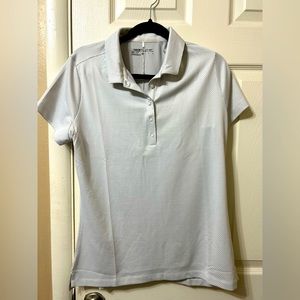 Nike Golf Shirt. White with Black Dots. Size Large. Never worn.